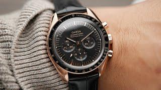 4K The New 2021 Omega Speedmaster 3861 Sedna Gold | This Omega Speedmaster Is Incredible!