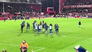 Full time whistle Nottingham forest v brighton 25-11-23