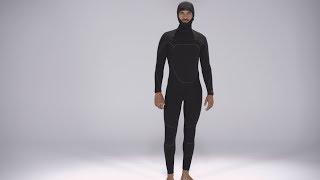 Patagonia Men's R4® Yulex® Front-Zip Hooded Full Suit