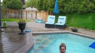 My First Ever Cold Plunge in my Pool-Jumping into the Unknown: My First Cold Plunge!