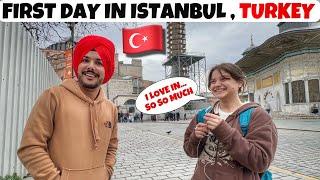 First Day In Istanbul  Turkey  Blue Mosque  | Trying Turkish Tea & Delights