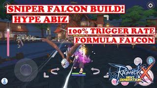 SNIPER FALCON BUILD! HYPE ABIZ! 100% TRIGGER RATE FALCON FORMULA! Ragnarok X Next Generation ROX