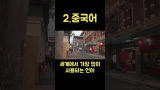 세계에서 가장 많이 사용되는 언어 TOP 5 