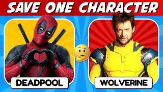 Save One "MARVEL" Character! | Would You Rather? | Quiz/Trivia