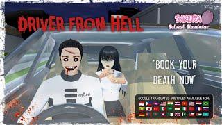 Driver From Hell • Sopir Dari Neraka || Horror Movie Sakura School Simulator