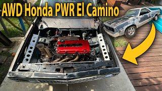 Insane Body Swap: El Camino Front End on Honda CR-V & V8 Honda Accord is GONE | BodeVision