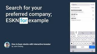 How to Buy Stocks with Interactive Investor App