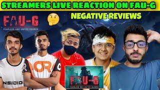 STREAMERS EPIC REACTION ON FAU-G GAME | ft. Carryminati , Mortal , Sc0ut , Shreeman Legend , Dynamo