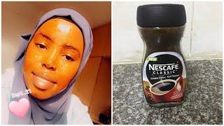 Coffee mask oo wajiga kuqurxinaya hada mel u dag dagsan tahay so tijabi ani wan kahele