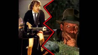 AC/DC - Thunderstruck and the Indiana Jones Theme Mashup