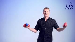 7-ball juggling demonstration, how to juggle