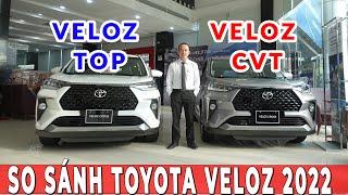  So Sánh 2 Phiên Bản Toyota Veloz 2022 Nhập Khẩu | Văn Tình Toyota