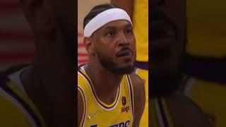 Carmelo Anthony GLITCHES in Real Life while at the Free Throw Line #shorts #nba #lakers