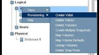 How to Create Volume in HP Storage