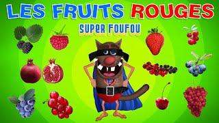 Foufou - Les Fruits Rouges avec SuperFoufou (Learn Red Fruits for Kids) - Serie 01 - 4K