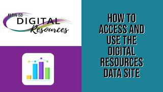 Klein Digital Resource Data Site