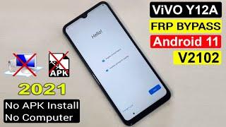 Vivo Y12a Frp Bypass Android 11/Vivo Y12a (V2102) Google Account Remove Android 11 Latest Security |