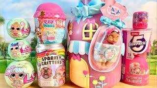 Baby Born Surprise, Cry Babies, Sparkly Critters, 5 Surprise and lol dolls