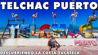 TELCHAC PUERTO YUCATÁN  Pirámides, Aguas ROSAS, Playas, Comida y mucho mas 