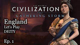 #1 Let's Play Civ 6 Victoria - England - Civilization VI Gathering Storm
