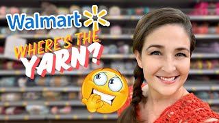 WHERE’S the YARN?!?  Walmart Yarn Aisle Reset