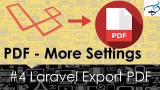 Laravel Export to PDF |  More Options and Settings #4