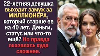 22-летняя девушка вышла замуж за пенсионера - МИЛЛИОНЕРА, который старше ее на 40 лет.