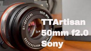 TTArtisan 50mm f2.0 | günstiges, lichtstarkes, manuelles Objektiv für Sony