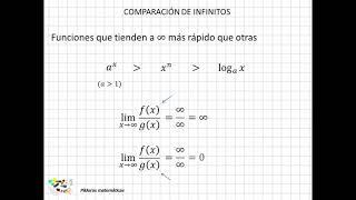 23 Comparación de infinitos