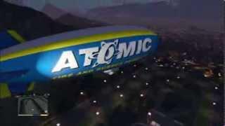 Grand Theft Auto 5 : Parachute Jump from a BLIMP