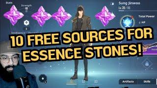 HOW TO FARM FREE ESSENCE STONES IN SOLO LEVELING ARISE