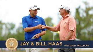 Jay & Bill Haas with Gary Williams