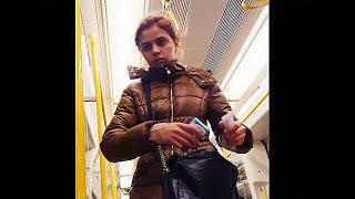FAKE BEGGAR Caught On Camera Secret Filming-Tissue Begging Train Scam on London Underground-Tube, UK