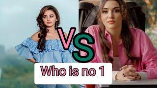 |Hally shah Vs hande erçel|comparison video|mS make|who is most beautiful?