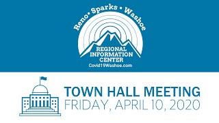 Virtual Town Hall Meeting - Regional Information Center | April 10, 2020