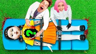 WHAT'S INSIDE? CUT UP A REAL DOLL SQUID GAME 2 at 3:00 AM! *SQUID GAME 2 IN REAL LIFE*