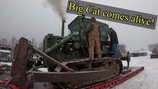 We awaken an American sleeping Giant Cat D7G ex military dozer