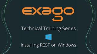 Technical Training Series: Installing REST [Windows]