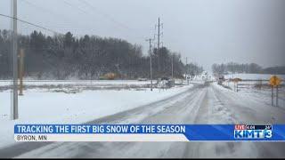 KIMT News 3's Kamie Roesler is checking out the winter weather conditions in Byron