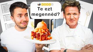 Elkészítettem GORDON RAMSAY éttermének a MENÜJÉT!