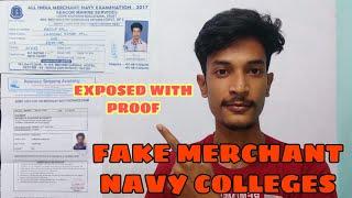 FAKE MERCHANT NAVY COLLEGES IN INDIA || EXPOSED WITH PROOF