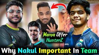 Hunterz Crazy Reaction after Manya Call Him to Join SouL l Saumay on Nakul Important in Team