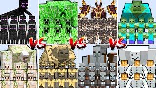 STRONGEST MINECRAFT TEAMS TOURNAMENT | Minecraft Mob Battle