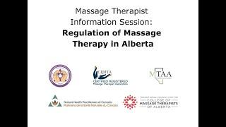 Massage Therapist Information Session - Regulation of Massage Therapy in Alberta - from Nov 14, 2024