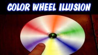 Color Wheel Illusion Spinner Newton's Disc Easy to Make ~ Incredible Science