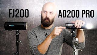 Westcott FJ200 vs  Godox AD200 Pro