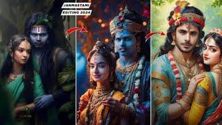 Photo Editing 2025 - Krishna Janmashtami Photo Editing | Picsart Photo Editing