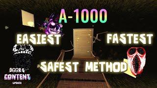 The BEST Strategy for A-1000 Badge in Roblox DOORS!