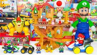 Super Mario Bros Unboxing Toys Review ASMR  Super Mario Bros Adventure Tree House Playset | Bowser