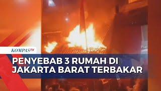 Kompor Meledak, 3 Rumah Semi Permanen di Jakarta Barat Terbakar